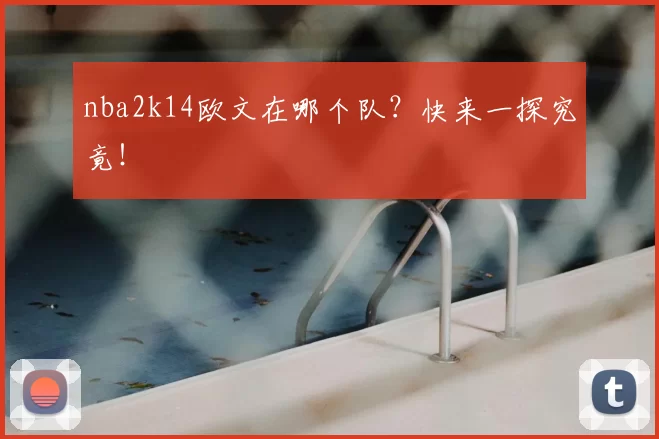 nba2k14欧文在哪个队？快来一探究竟！